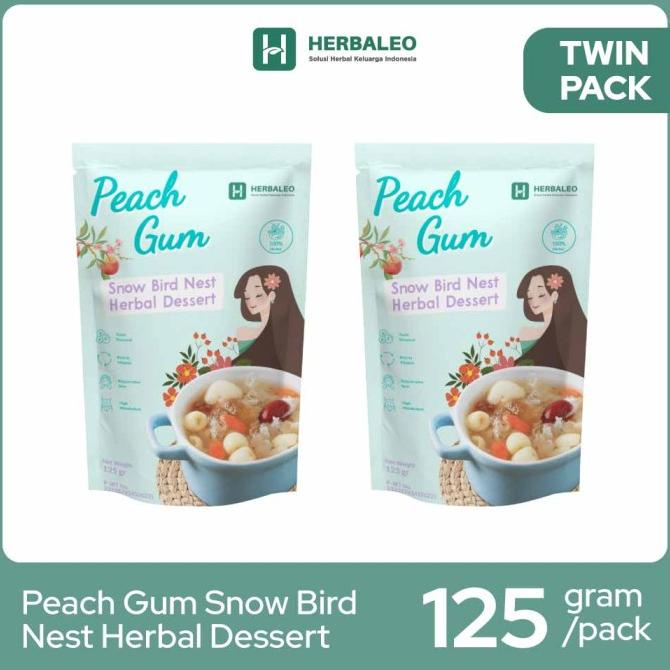 

TREND TWINPACK - PEACH GUM SNOW BIRD NEST HERBAL DESSERT TERBAIK
