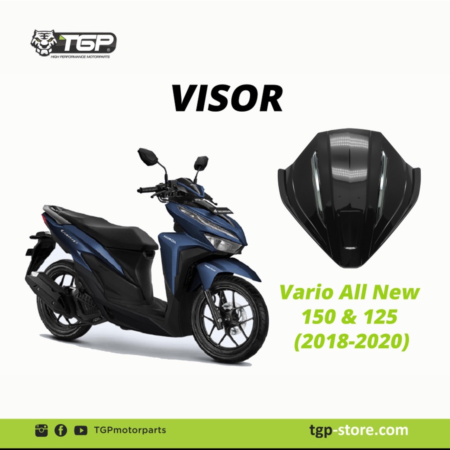 VISOR VARIO 150 NEW 2018 ACCESSORIES VARIO VARIASI VARIO 125 2018 TGP