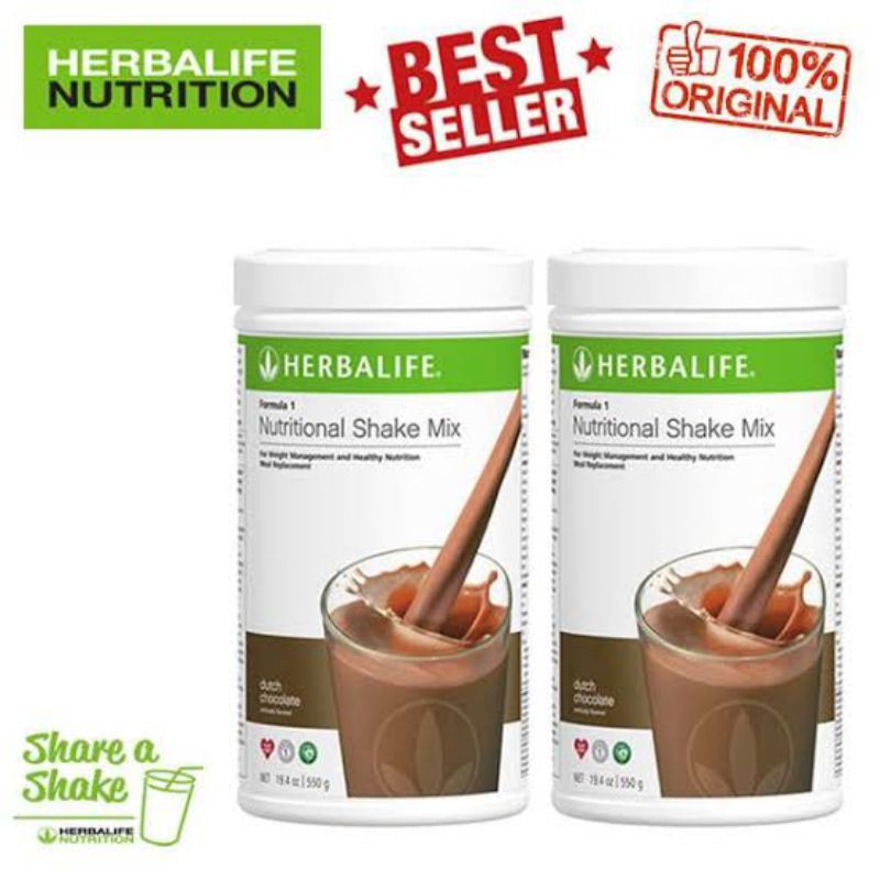 

Formula 1 - Dutch Chocolate Nutritional Shake Mix Dutch Chocolate Canister 550 g