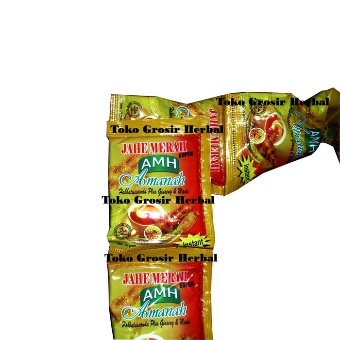 

tradisional-minuman- jahe merah amh super 1 renceng isi 12 sachet -minuman-tradisional.