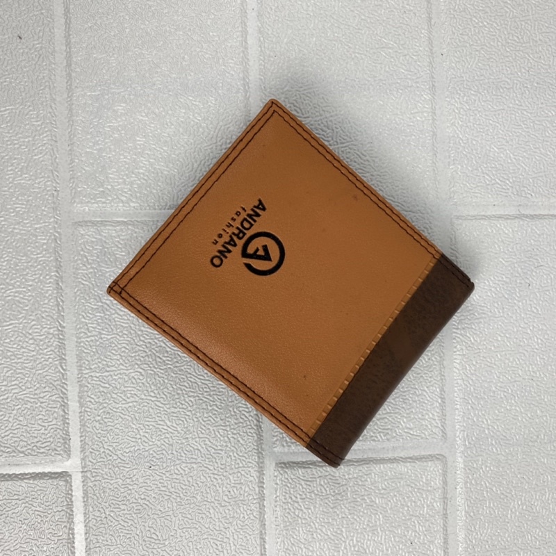 DOMPET PRIA KULIT SINTETIS DOMPET PRIA MURAH MERIAH DOMPET PRIA LIPAT KOMBINASI DOMPET COWOK BAHAN SINTETIS