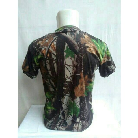 Kaos Camo pendek/kaos loreng hunting mossy oak