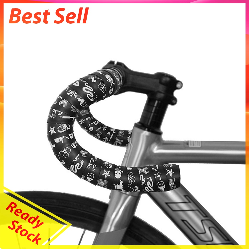 1 Pair Fluorescent Road Bike Handlebar Tape Fixed Gear Handle Cover Strap