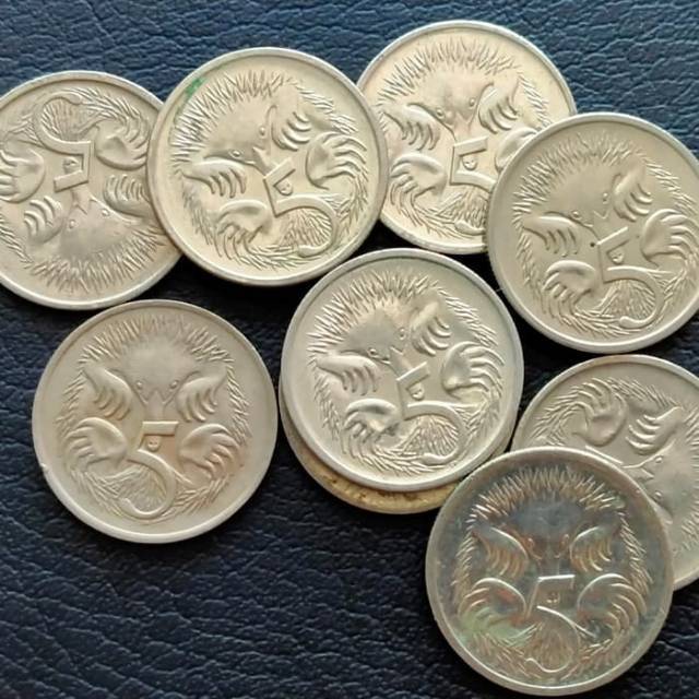 Koin asing Australia 5 cent