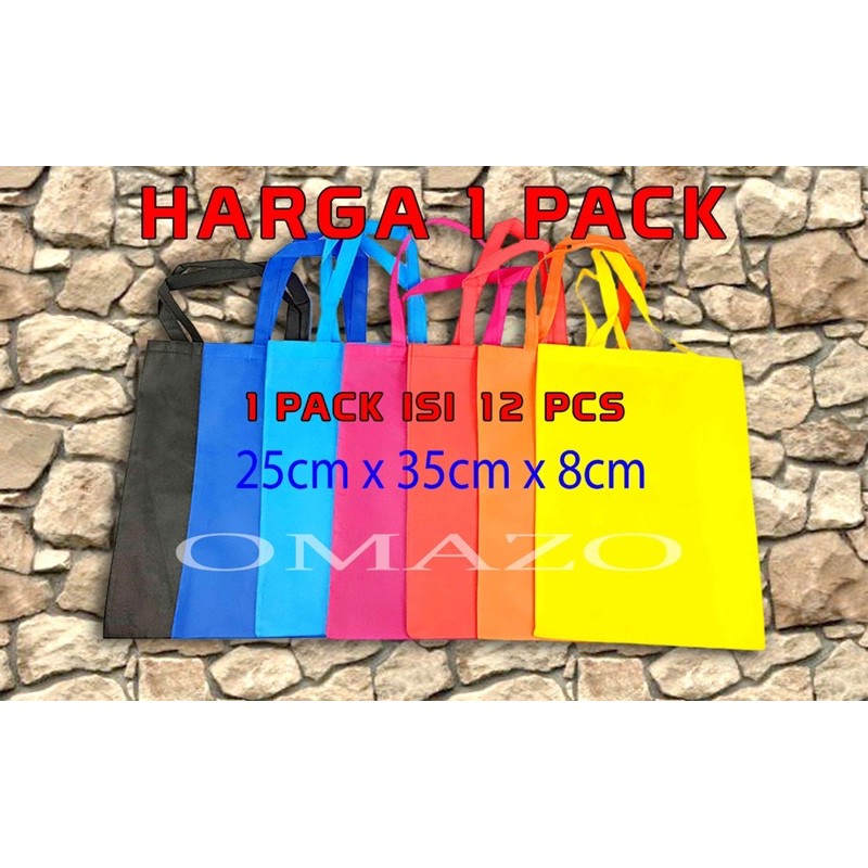 

TAS SPUNBOND/GOODIE BAG MODEL TALI/HANDLE UKURAN 25CM X 35CM X 8CM