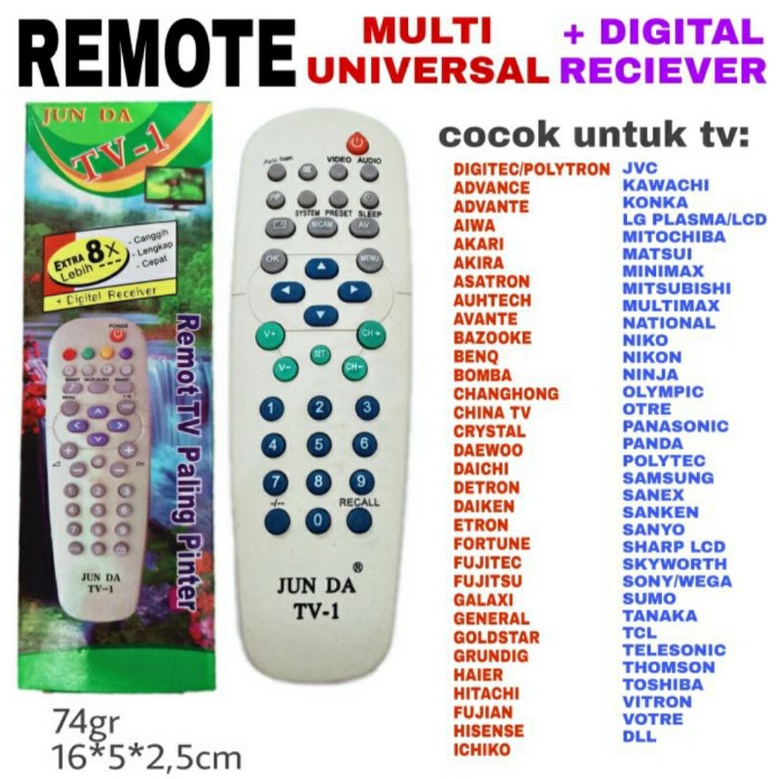 PROMO !! Remot Remote TV  Multi Universal Multifungsi RM TV- 1 - Remote TV