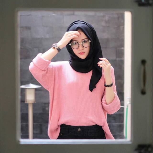 BOXY Sweater Rajut Wanita | Baju Rajut Wanita Tebal XL