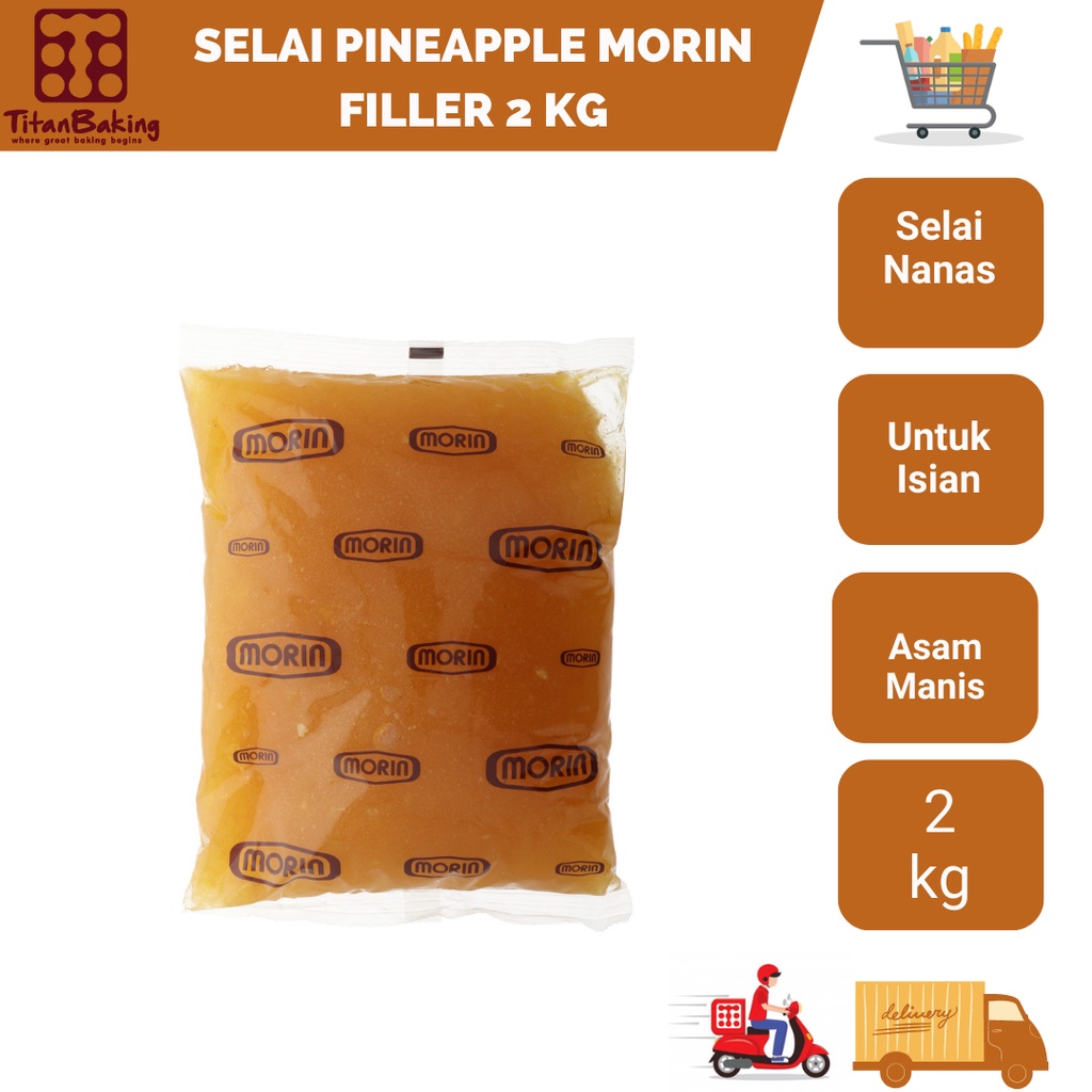 Selai Pineapple Morin Filler 2kg / Selai Nanas Morin 2kg