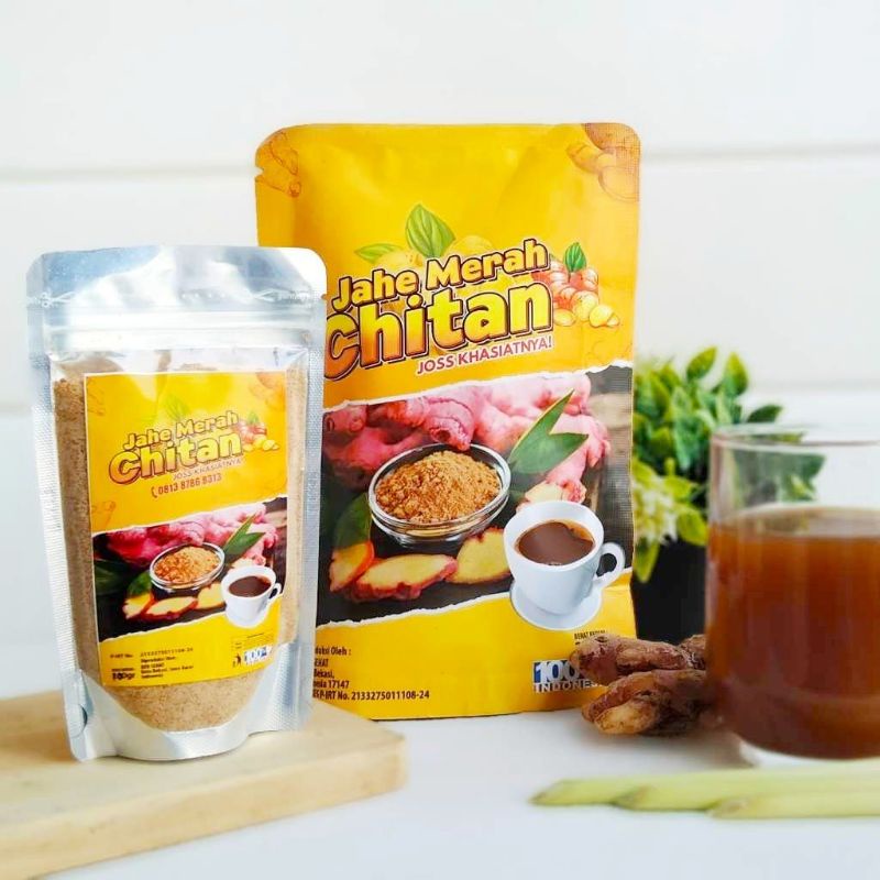 

Chitan Jahe Merah 100gr Kualitas Terjamin & Jahe Merah Asli
