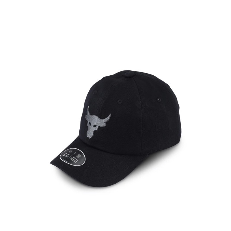 JUAL TOPI UND3R ARMOUR x PROJECT ROCK YOUTH CAP BLACK