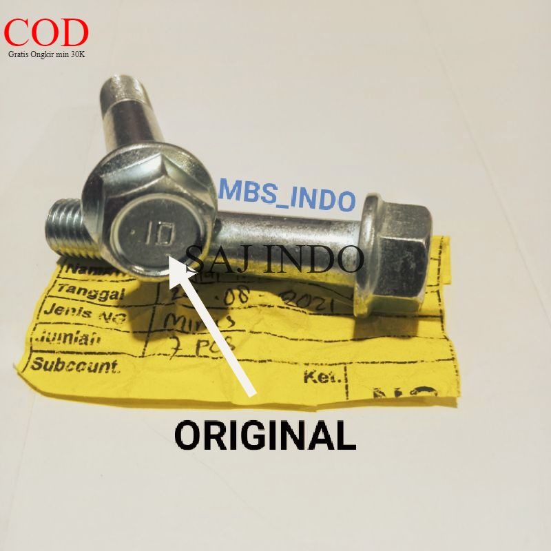 baut 14 kedudukan knalpot honda PCX , vario new original