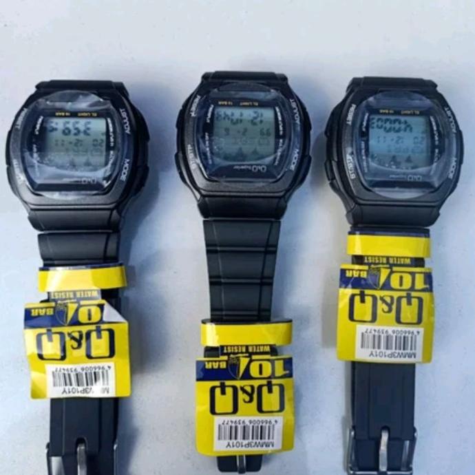 Jam Tangan Q&Q QnQ QQ Data Bank MMW3 Digital Original Termurah