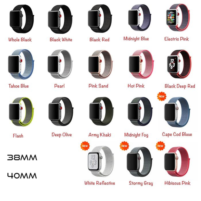 Sport Loop Apple Watch Strap 38mm sport loop band strap apple watch -