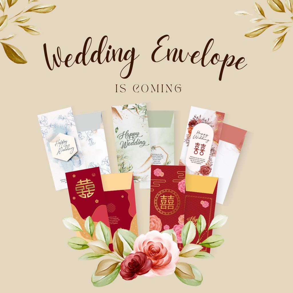 

Imago - Angpao Wedding Amplop Kondangan Premium Isi 6