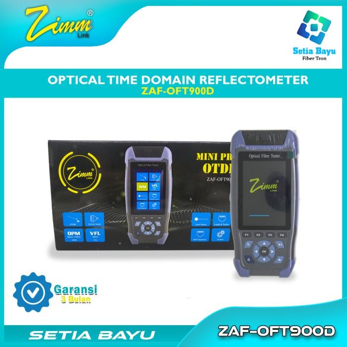 Smart OTDR Mini Fiber Optik ZAF OFT900D Zimmlink OPM VFL FTTH
