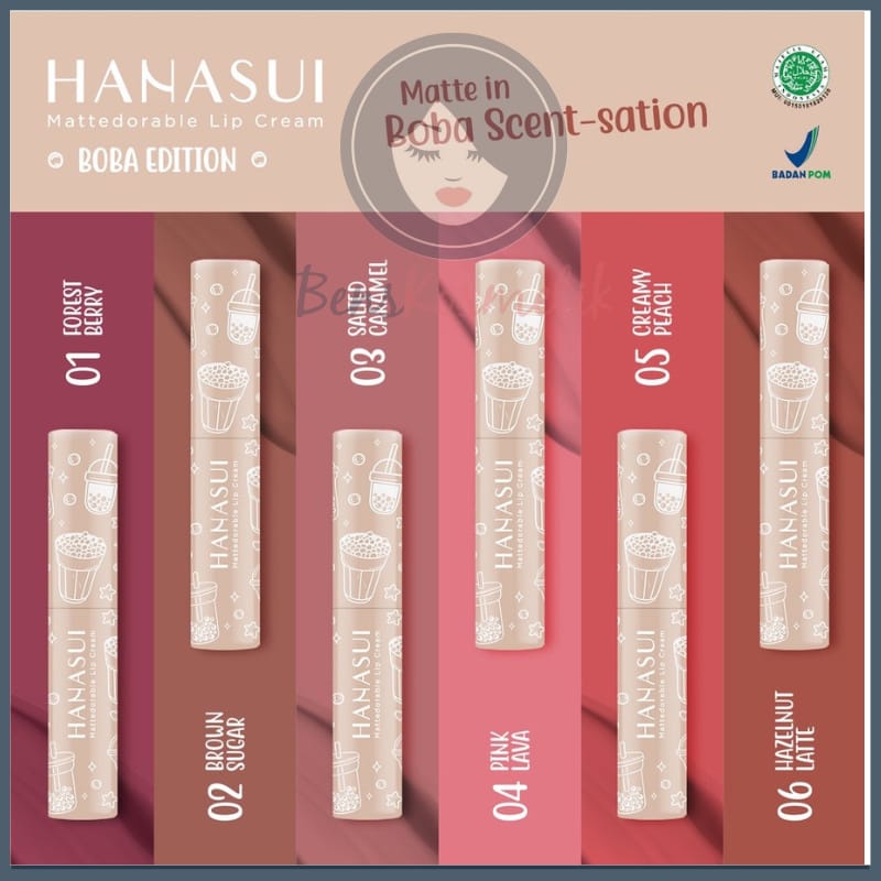 HANASUI LIP BOBA EDITION