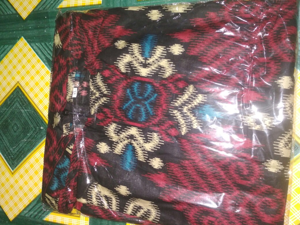 Tunik Batik Ziper Atasan Terbaru M L Xl Xxl
