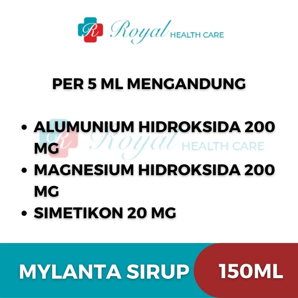 Mylanta sirup 150 ml Meringankan Gejala Lambung