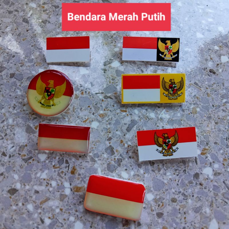 Pin Bendera Merah Putih Indonesia