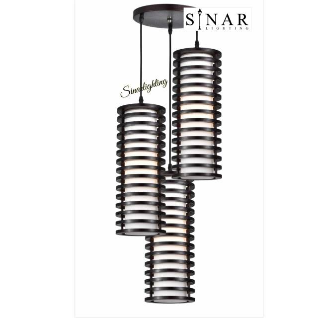 Lampu gantung minimalis kayu 797/3