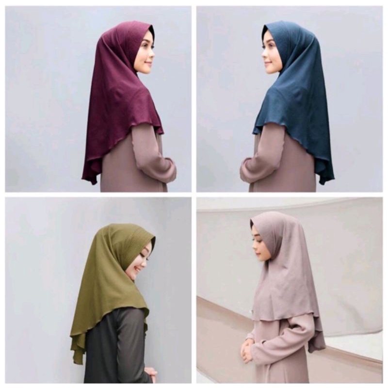 Khadijah Jilbab Instan Navy
