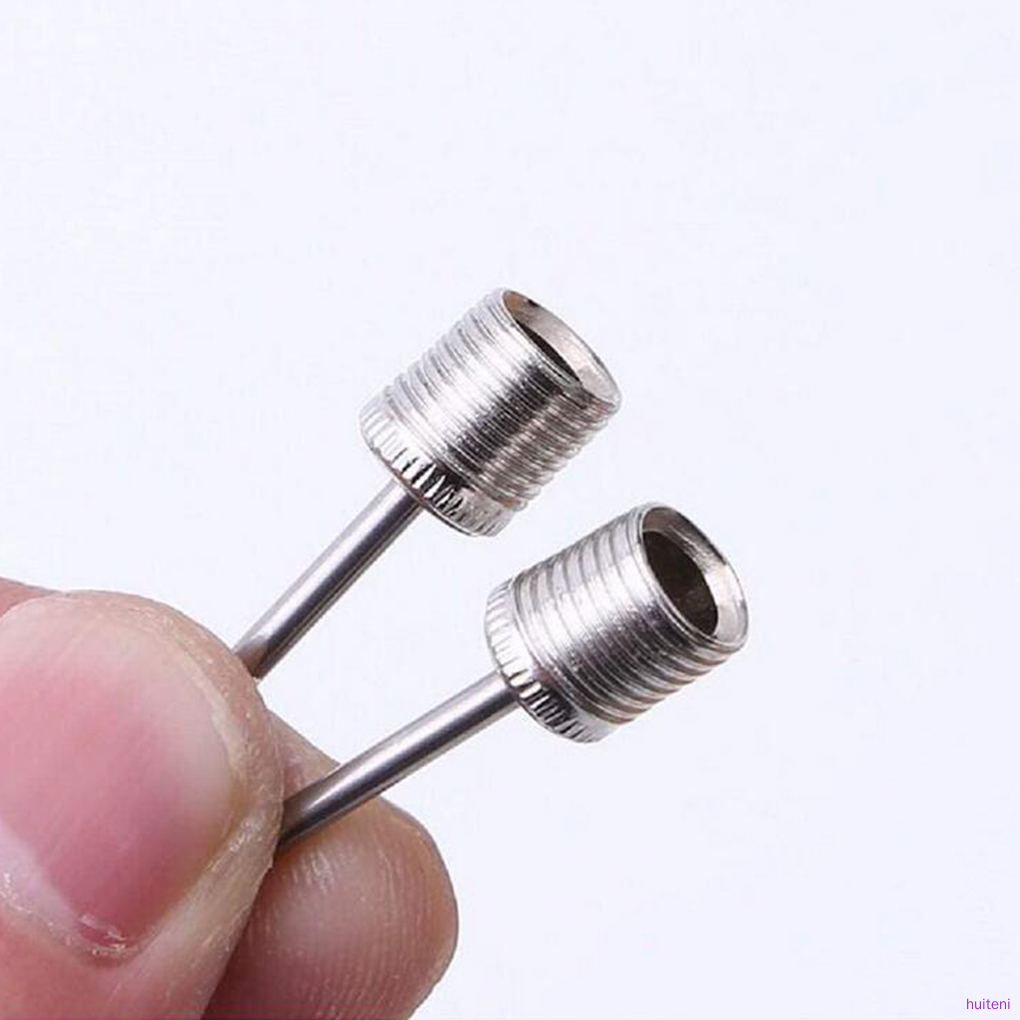 5pcs Inflating Needles Football Basketball Air Pump Nozzle Pins Stainless Steel Air Needles  huiteni