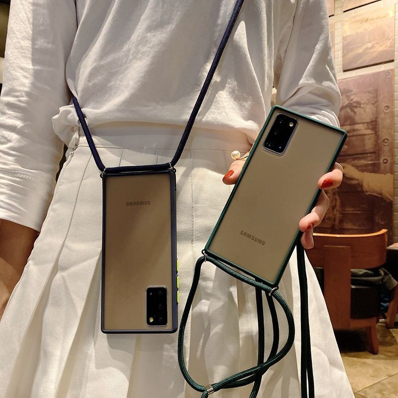 

LANYARD SLING CASE SAMSUNG A3 2015, A3 2016, A5 2015,A5 2016, A5 2017, A7 2016 MATTE AERO SKIN SHELL