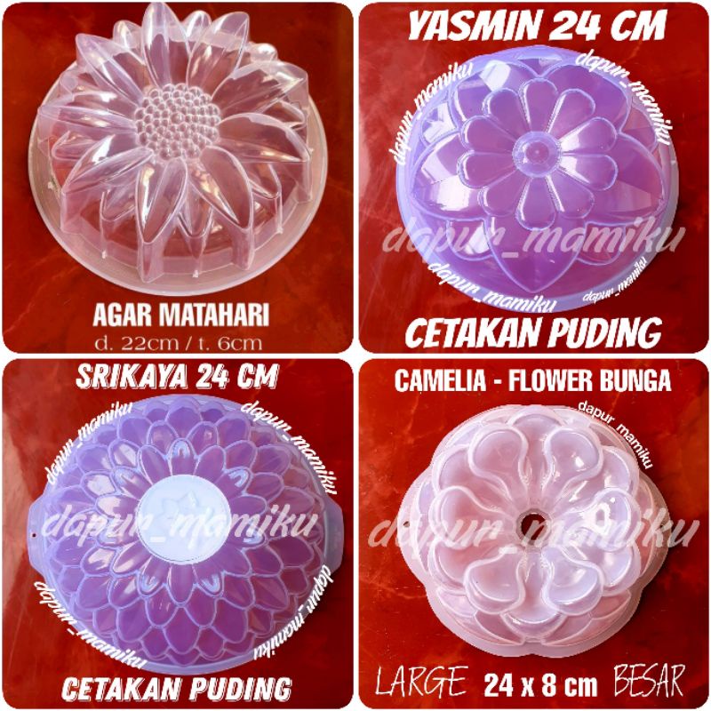 DAPURMAMIKU Cetakan Puding Jelly Bunga Kembang Matahari Flower Citakan Puding Agar