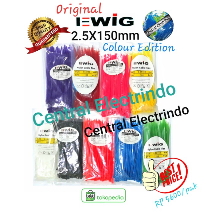 

KABEL TIES WARNA 2.5mmX15cm. - Hitam