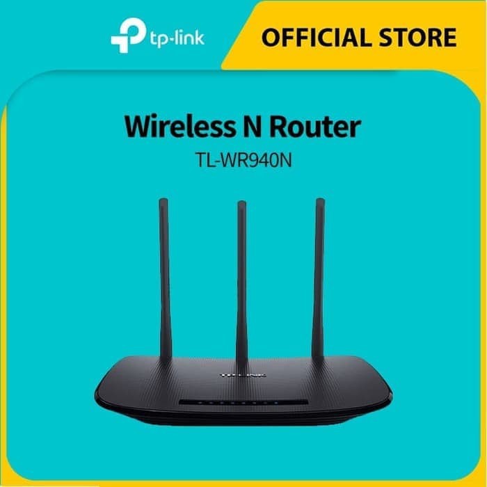 TP-LINK TL-WR940N 450Mbps Wireless Router - Black