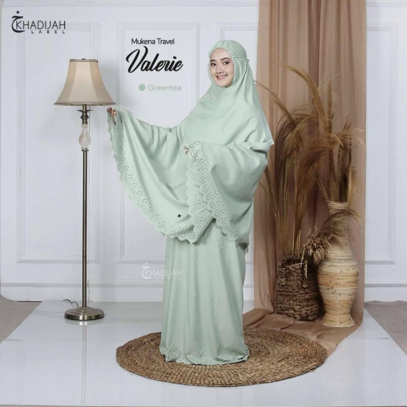 Mukena Travel Valerie Greentea - Khadijah Label