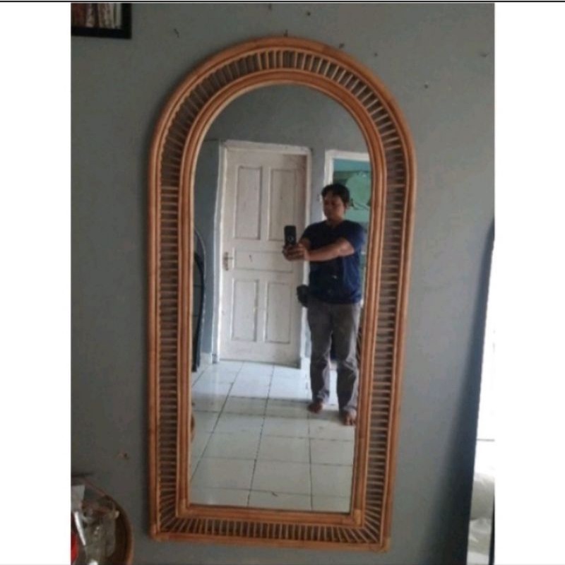 Cermin Rotan uk.80x170cm