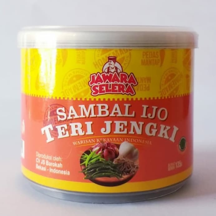 

Sambal-Aneka- Sambal Ijo Teri Jengki Js Jawara Selera -Aneka-Sambal.