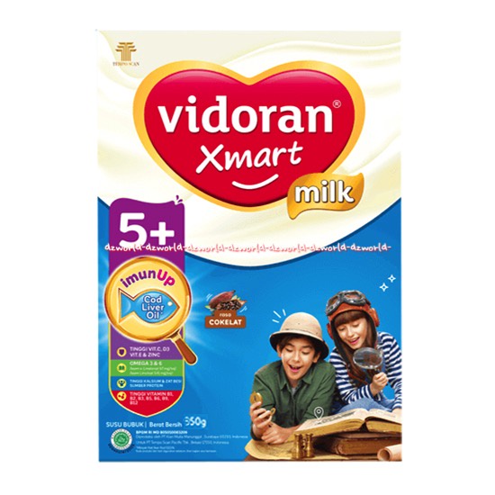 Vidoran Xmart 5+ Milk Rasa Madu Vanilla 5 325gr Susu Untuk 5tahun Fidoran Smart 5 Plus Vidoran 5 Vanila