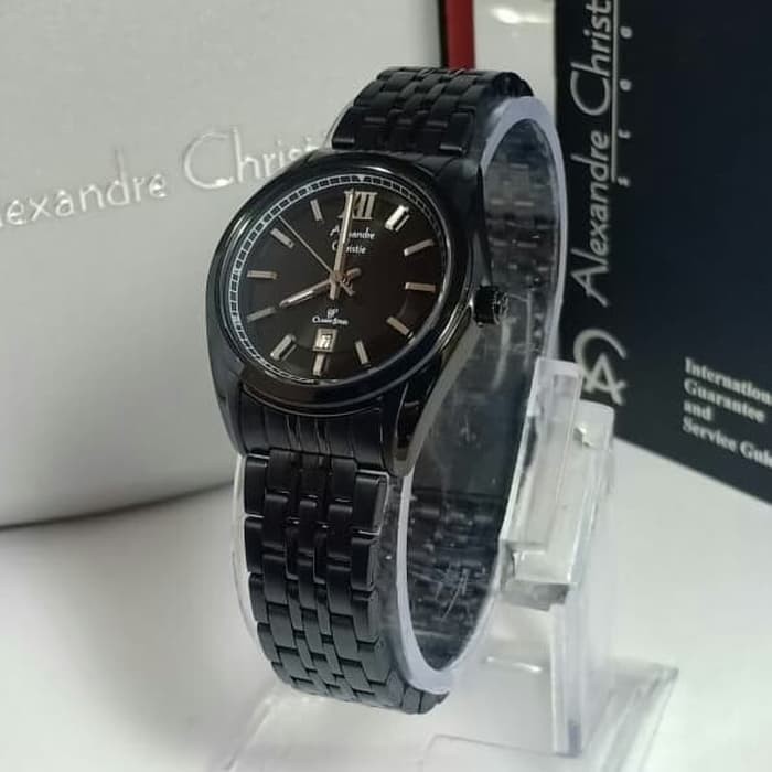 ALEXANDRE CHRISTIE AC 8501 WANITA FULL BLACK ORIGINAL JAM ALEXANDER