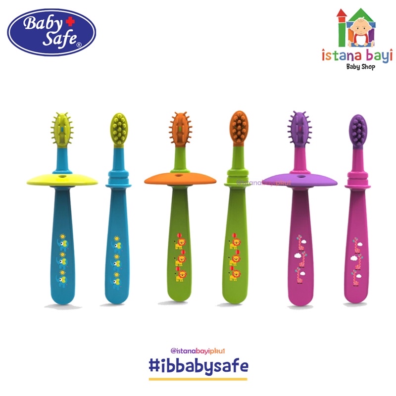 Baby safe Gum Massage &amp; Toothbrush - Sikat gigi bayi TB003