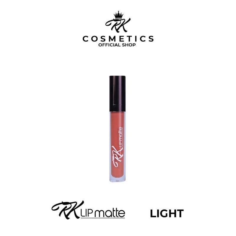 RK Lip Matre Lip Cream 06.Light Lipstik Halal Original Hasil Matte Tahan Lama