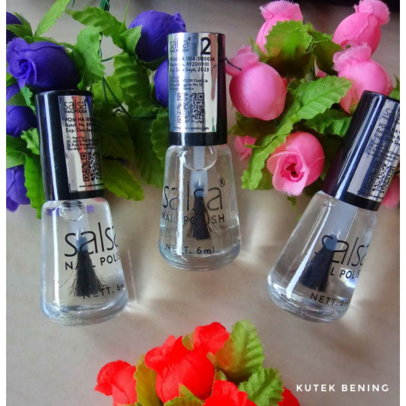 Salsa Kutek Transparan / Kutek Bening / Kutek