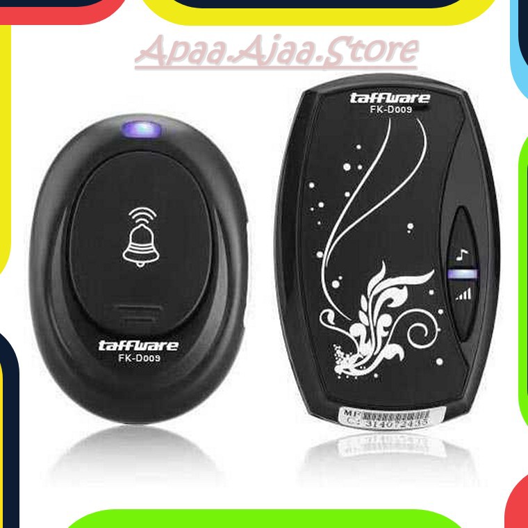 Bayar Ditempat Taffware Alarm Pintu Wireless Waterproof dengan EU Plug - FK-D009