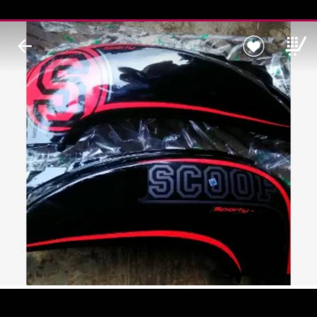 Body honda scoopy fi kiri kanan
