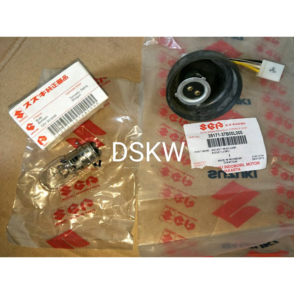 Cop Bohlam Lampu Depan Set Crystal Tornado SGP  bac7280