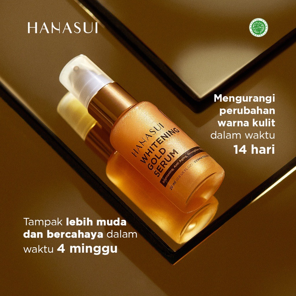 HANASUI - Serum Whitening Gold New Look &amp; New Formula (BPOM)