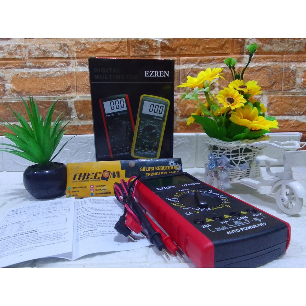 EZREN DT-9205A Multimeter Avometer Multitester Digital DC AC Diode TR