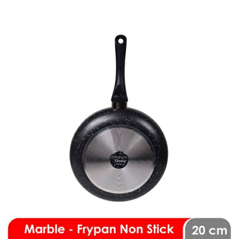 Cosmos CFP 20 MBF FryPan Marble 20Cm . Tahan Lama Awet