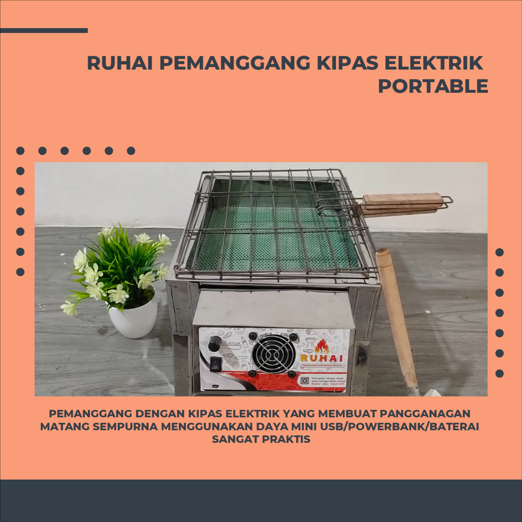 Ruhai panggangan otomatis baterai listrik usb powerbank