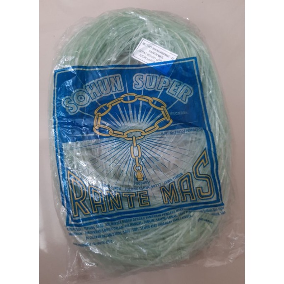 SOHUN SUPER CAP RANTE MAS 275gr - mie soun, mie suun, mie bakso, mie biru, mie putih