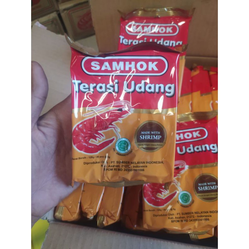 

terasi udang 1pak isi 20bungkus.