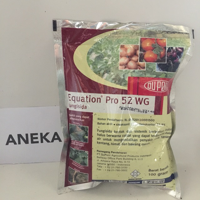 Produk distributor obat pertanian equation 100 gram fungisida kontak sistemik murah berkualitas