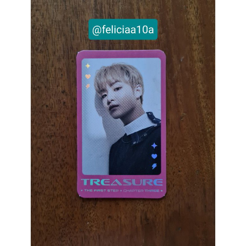 Photocard Benefit YGS Treasure Chapter 3 Jihoon