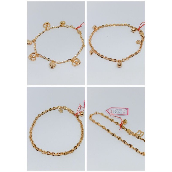 Gelang fancy emas asli kadar 300%